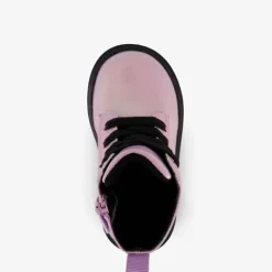 Blue Box Meisjes veterboots paars met hartje Clearance