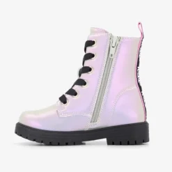 Lilo & Stitch Meisjes veterboots zilver roze Best