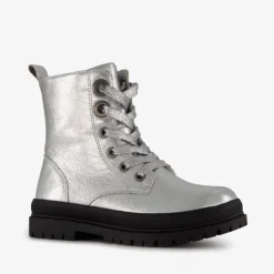 Blue Box Meisjes veterboots zilver Outlet
