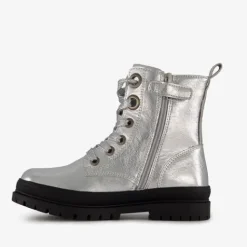 Blue Box Meisjes veterboots zilver Outlet