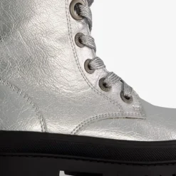 Blue Box Meisjes veterboots zilver Outlet