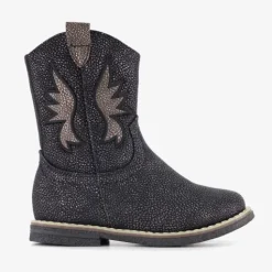 Blue Box Meisjes western boots met glitters zwart Best