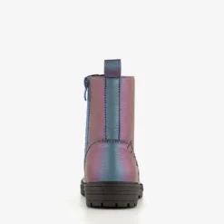 Blue Box Metallic meisjes veterboots petrol Best