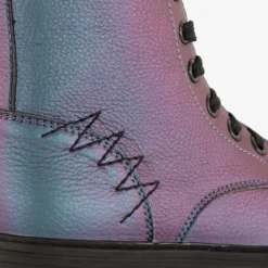 Blue Box Metallic meisjes veterboots petrol Best