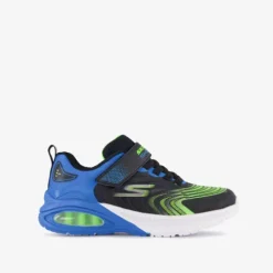 Skechers Microspec Max jongens sneakers met airzool blauw groen