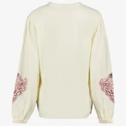 TwoDay Mousseline dames blouse met borduursels Hot