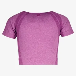 Osaga Naadloos cropped meisjes sport T-shirt roze Clearance