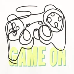 Name it jongens T-shirt Game On wit New