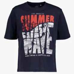 Name it jongens T-shirt Summer Wave zwart Online