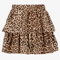 Name it Vinaya meisjes rokje met luipaardprint New