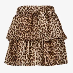 Name it Vinaya meisjes rokje met luipaardprint New