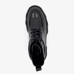 Only Shoes lak dames veterboots zwart Sale