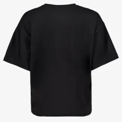 TwoDay Oversized dames T-shirt met parels zwart New