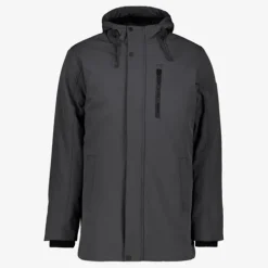 Kjelvik Padded heren softshell jas grijs New