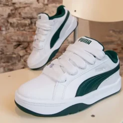 Puma Park Lifestyle Easy kinder sneakers wit groen Hot