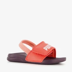 Puma Popcat 20 Backstrap kinder badslippers rood