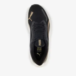 Puma Pounce Lite dames hardloopschoenen zwart goud Hot