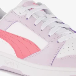 Puma Rebound V6 LO meisjes sneakers paars roze Clearance