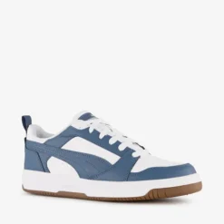 Puma Rebound V6 Low dames sneaker blauw wit Best