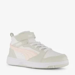 Puma Rebound V6 Mid AC+ kinder sneakers grijs