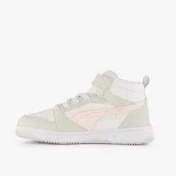 Puma Rebound V6 Mid AC+ kinder sneakers grijs