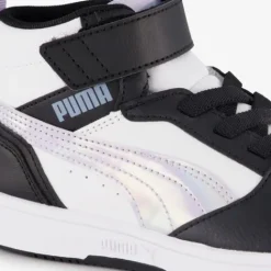Puma Rebound V6 Mid Space Belle meisjes sneakers zwart lila Sale