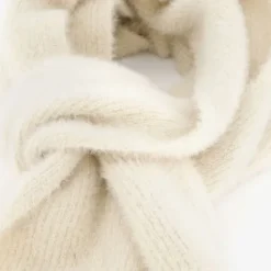 Scapino Ribgebreide dames sjaal beige