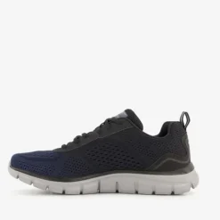 Skechers Ripkent heren sneakers blauw zwart Clearance
