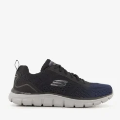 Skechers Ripkent heren sneakers blauw zwart Clearance