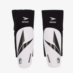 Dutchy Scheenbeschermers met enkelsok wit/zwart Hot