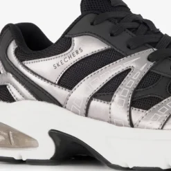 Skechers Shadow Stellar 90 dames sneakers zwart zilver Clearance