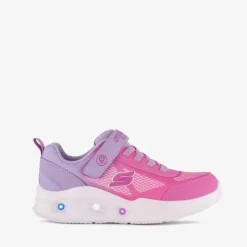 Skechers S-Lights: Sola Glow meisjes sneakers roze Clearance
