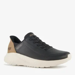 Skechers Slip-ins: BOBS Sport Squad heren sneakers zwart goud Sale