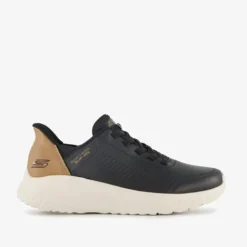 Skechers Slip-ins: BOBS Sport Squad heren sneakers zwart goud Sale