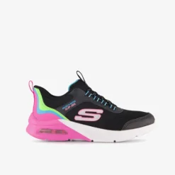 Skechers Slip-ins: Microspec Max meisjes sneakers zwart roze Outlet