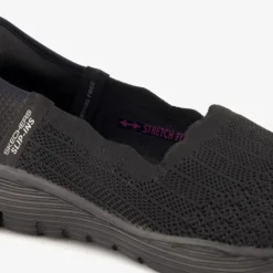 Skechers Slip-ins: Seager dames instappers zwart