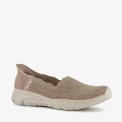 Skechers Slip-ins: Seager dames instappers beige New