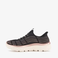 Skechers Slip-ins: Summits Plus dames sneakers zwart roze Best