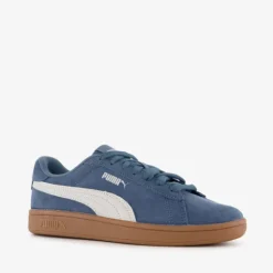 Puma Smash 3.0 leren dames sneakers blauw Clearance
