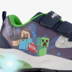 Minecraft Sneakers met lichtjes blauw Online