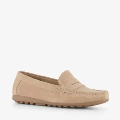 Hush Puppies Suède dames mocassins beige