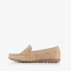 Hush Puppies Suède dames mocassins beige