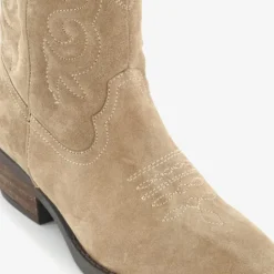 Harper Suède dames western boots lichtbruin Discount