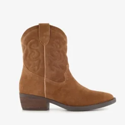 Harper Suède dames western boots cognac