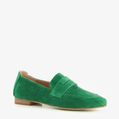 Hush Puppies Suede dames loafers groen Discount