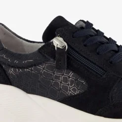 Hush Puppies Suede dames sneakers blauw Online