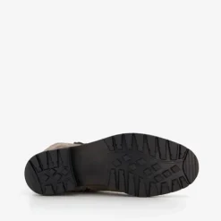 Hush Puppies Suede dames veterboots taupe New