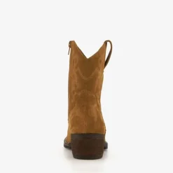 Harper Suede dames western enkellaarsjes met hak Online