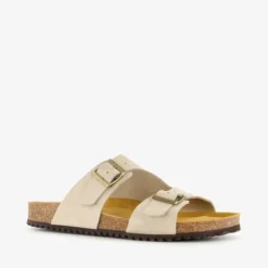 Hush Puppies Suede heren slippers beige Outlet