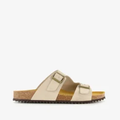 Hush Puppies Suede heren slippers beige Outlet